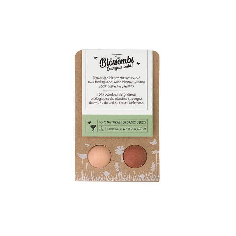 Pollinatörsbomber – Blossombs blomsterbomber (1-, 2- eller 4-pack)