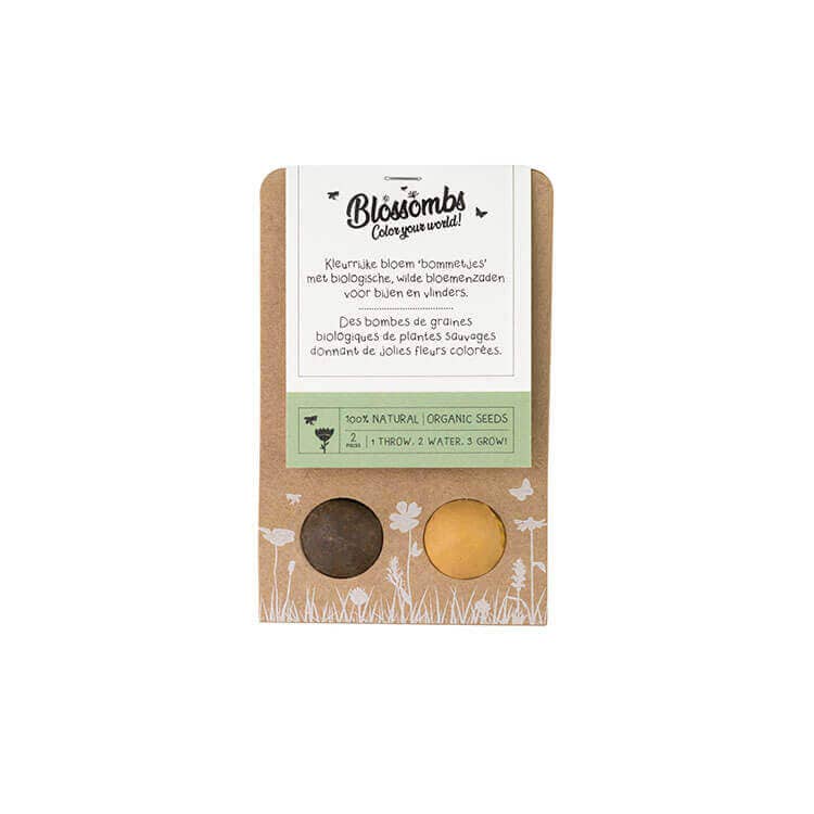 Pollinatörsbomber – Blossombs blomsterbomber (1-, 2- eller 4-pack)