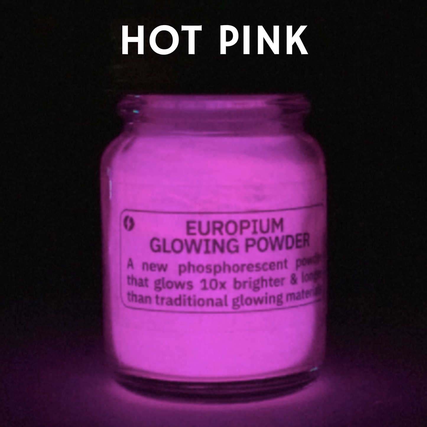 Europium - självlysande pulver