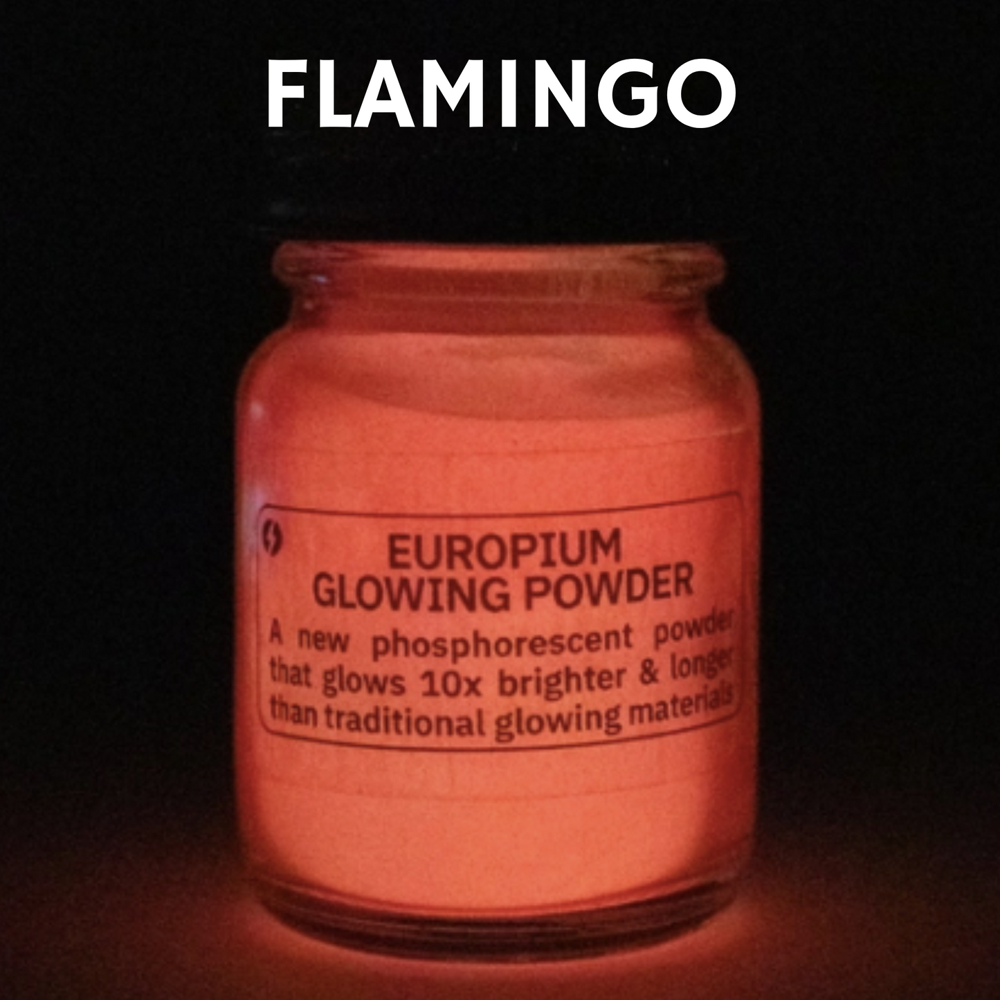 Europium - självlysande pulver