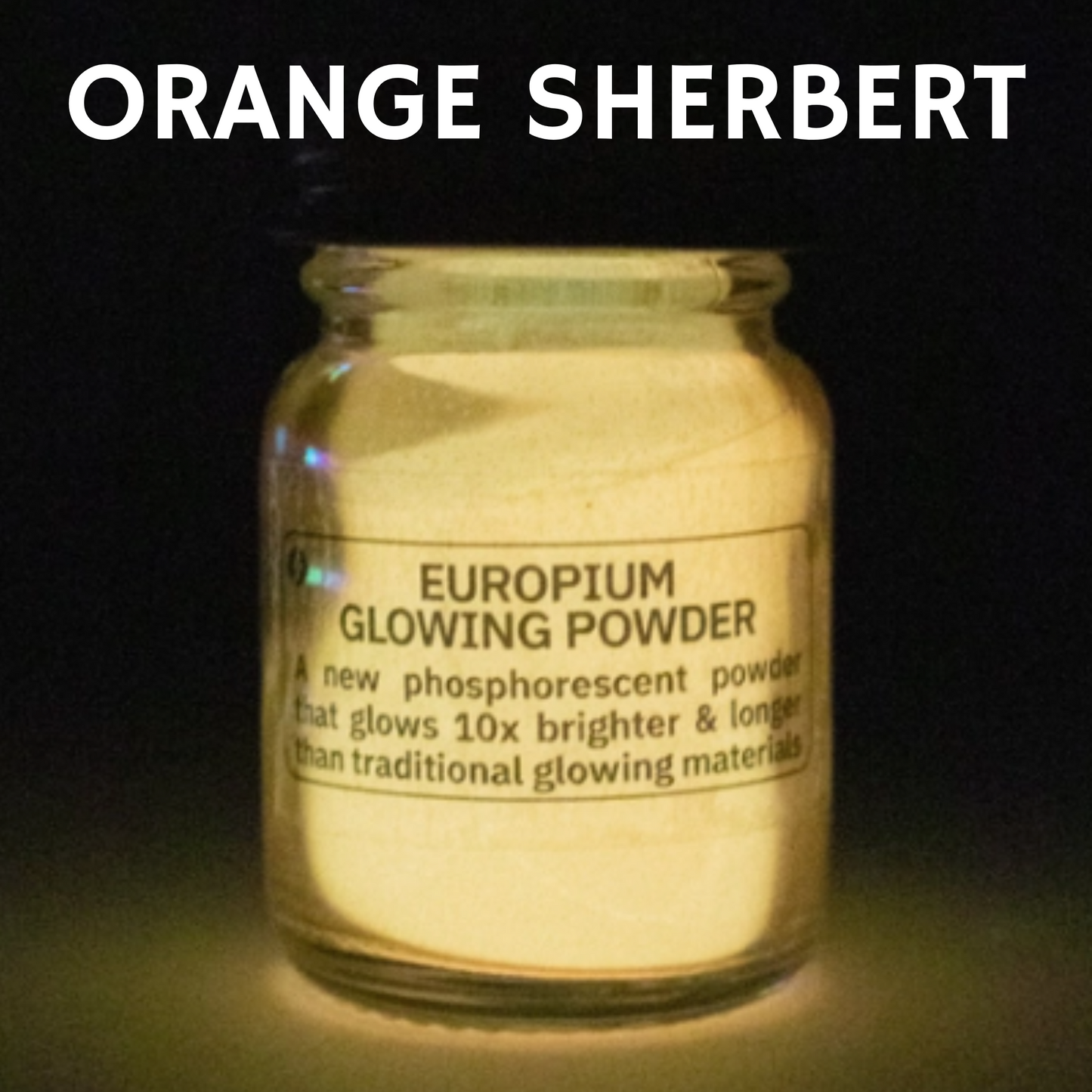 Europium - självlysande pulver