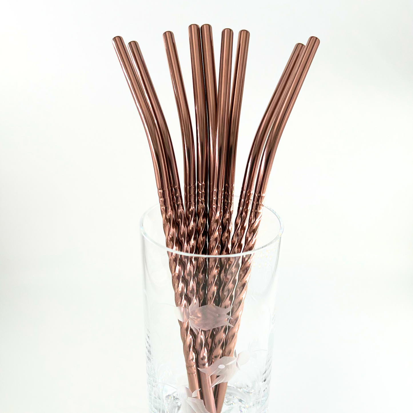 Durable Straw – Curved Spiral Design