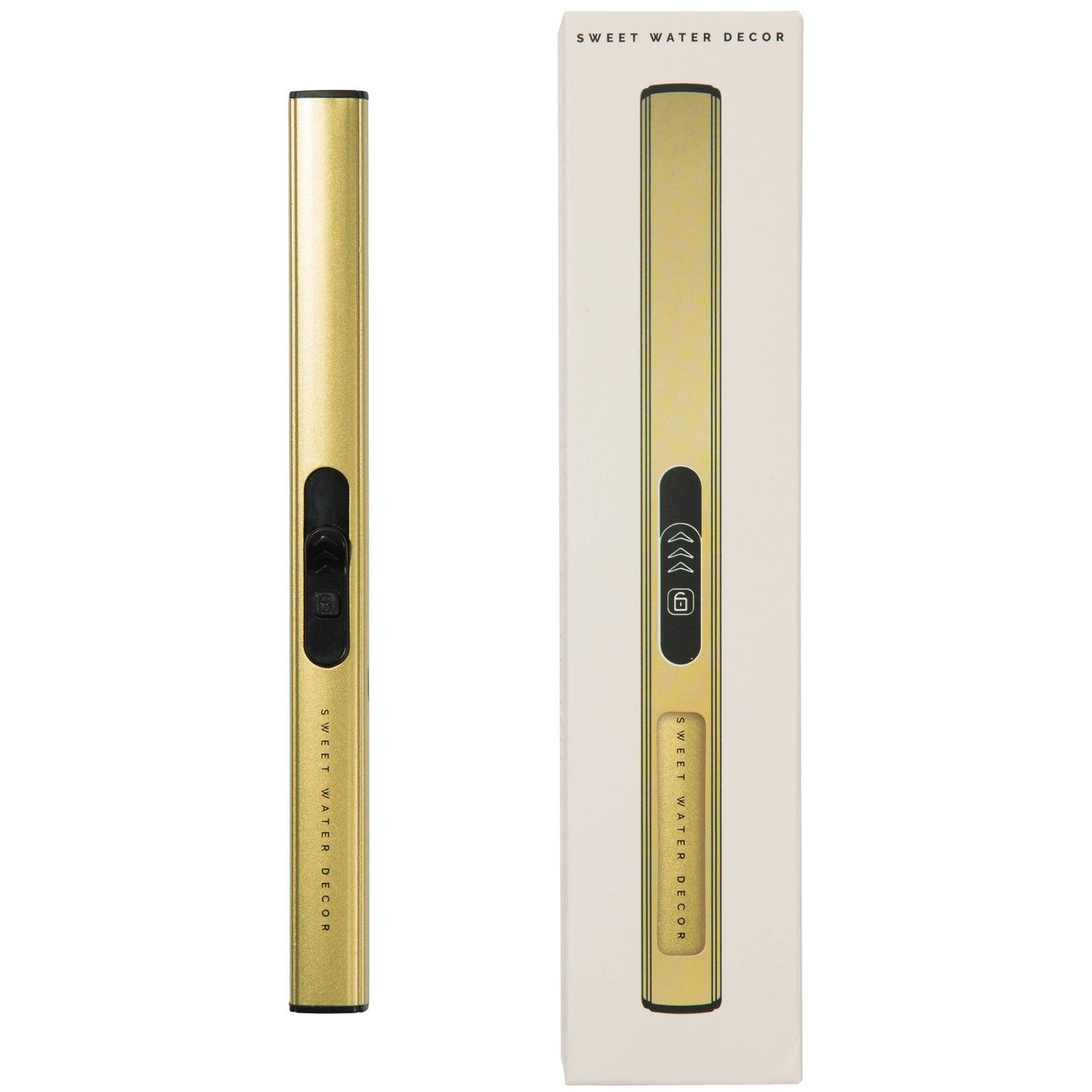 Electric Lighter – Slim Design in Gold