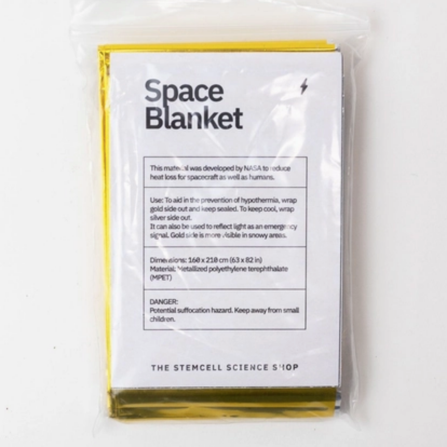 Mylar Space Blanket – developed by NASA