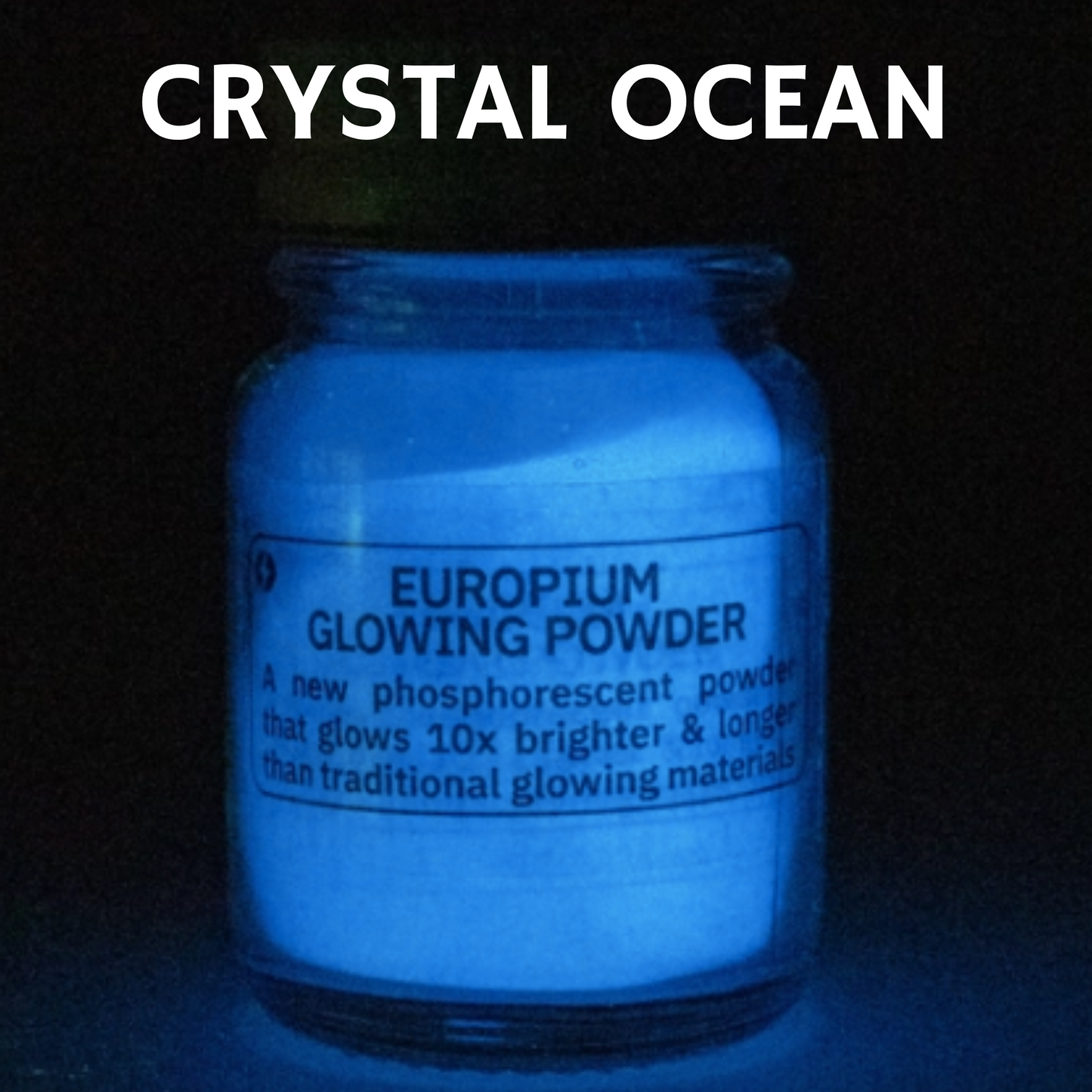 Europium - självlysande pulver