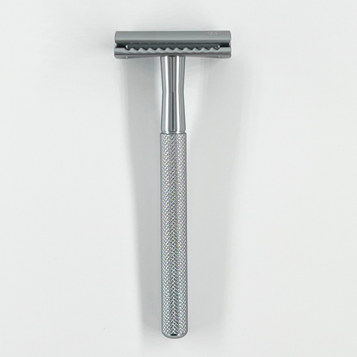 Safety razor in stainless steel + 20 razor blades