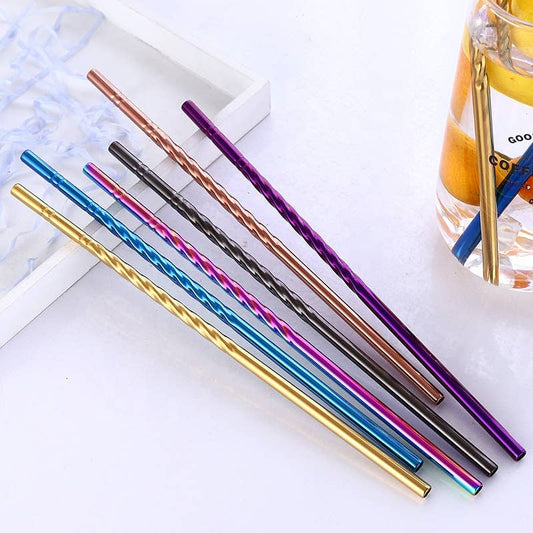 Durable Straw - Straight Spiral Design